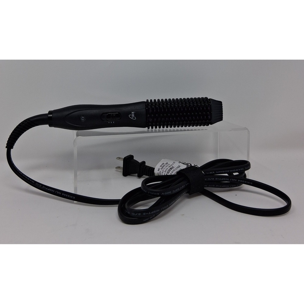 Ion Hot Bristle Styling Brush Black Heated Round Volumizing Brush 301020 25W
